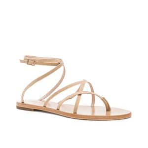 RAYE - Coy leather sandals - size 8 - like new